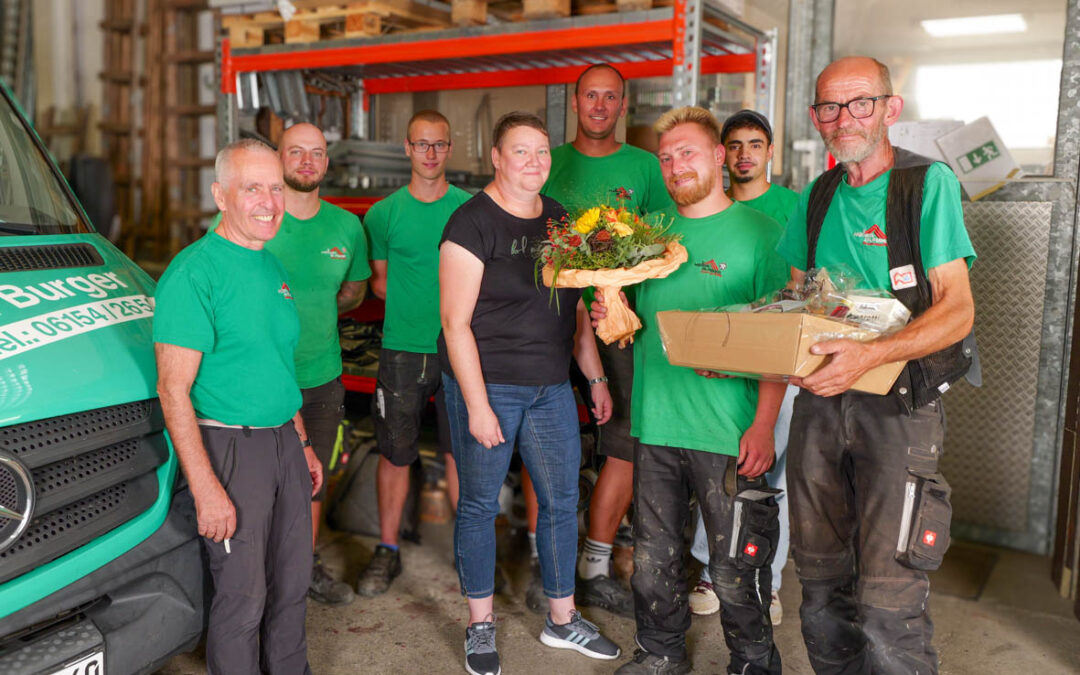 20 Jahre Treue: Jubiläum für Melanie Brand bei Müller+Burger